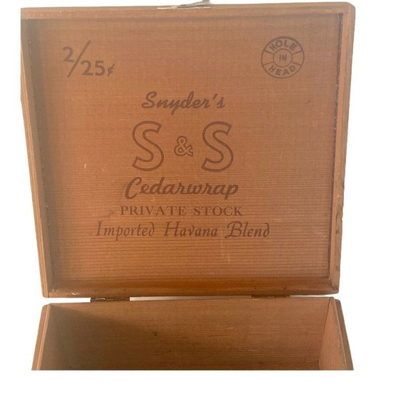 Vintage Snyder's Havana Cigar Box IMPORTED HAVANNA - Picture 3 of 10